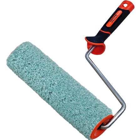 Валик DECOR 250 мм, d 50 мм, бюгель 8 мм, ворс 12 мм, микрофибра премиум (25шт/упак) 550-8250