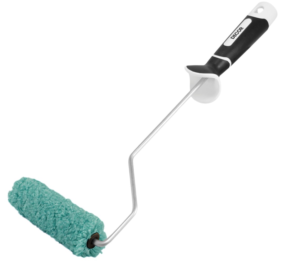 Мини-валик 2К 100 мм, d 15 мм, бюгель 6 мм, ворс 12 мм, микрофибра премиум (25шт/50шт) 909-7110