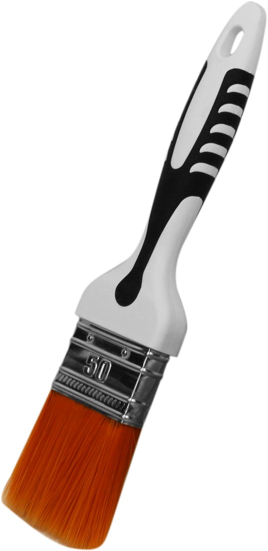 Кисть DECOR "B.W. деликатная" 50х15 мм, ультрамягкий синтетич. ворс (12шт/120шт/240шт) 870-050