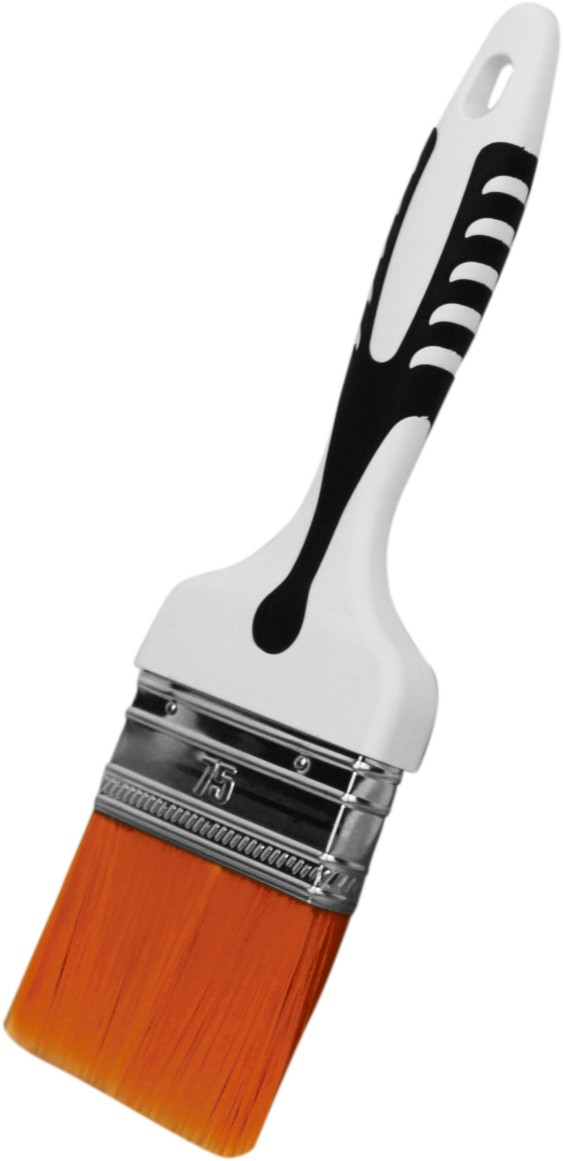 Кисть DECOR "B.W. деликатная" 75х15 мм, ультрамягкий синтетич. ворс (12шт/84шт/168шт) 870-075