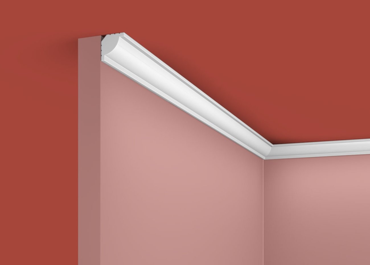 Cosca Карниз KX020, 20х20, 2000мм, Экополимер/38