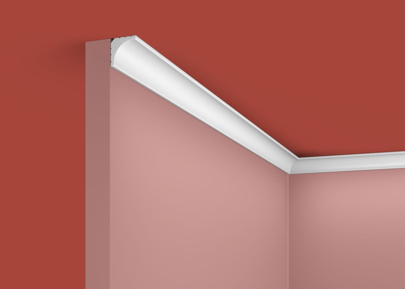 Cosca Карниз KX021, 20х20, 2000мм, Экополимер/40 (Р-А)