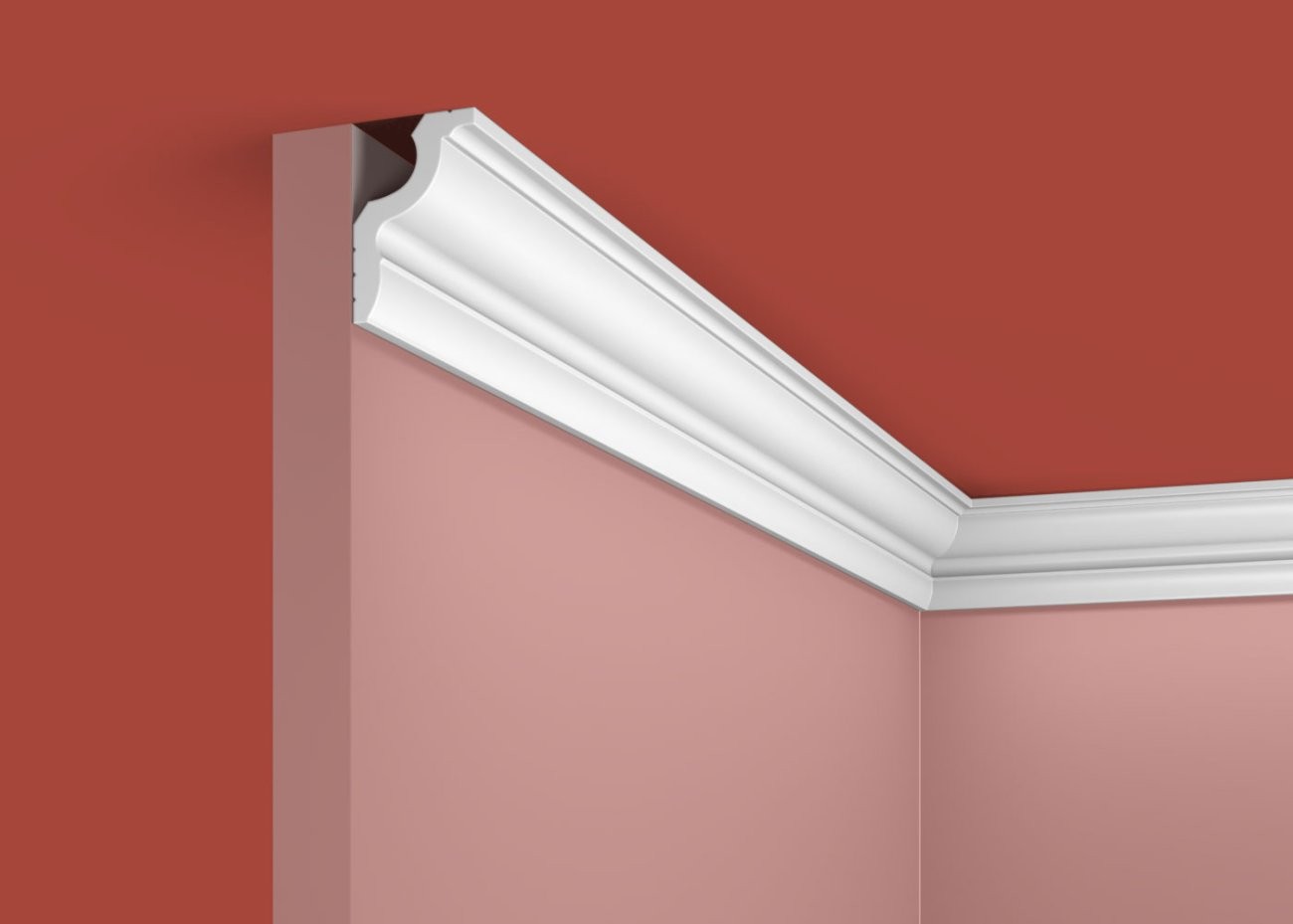 Cosca Карниз KX022, 45х30, 2000мм, Экополимер/25