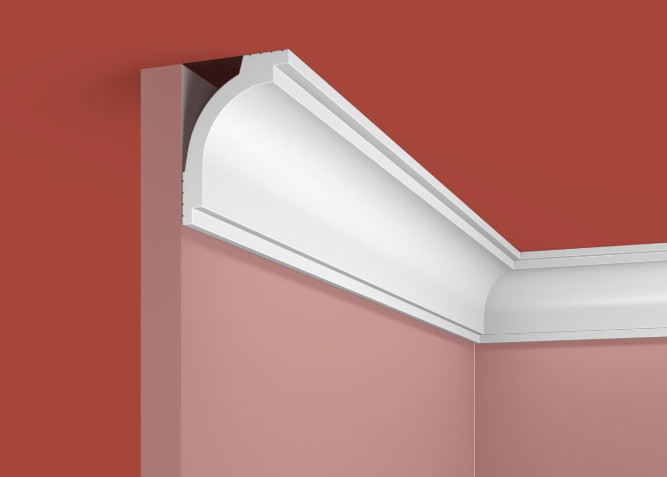 Cosca Карниз KX048, 70х50, 2000мм, Экополимер/10