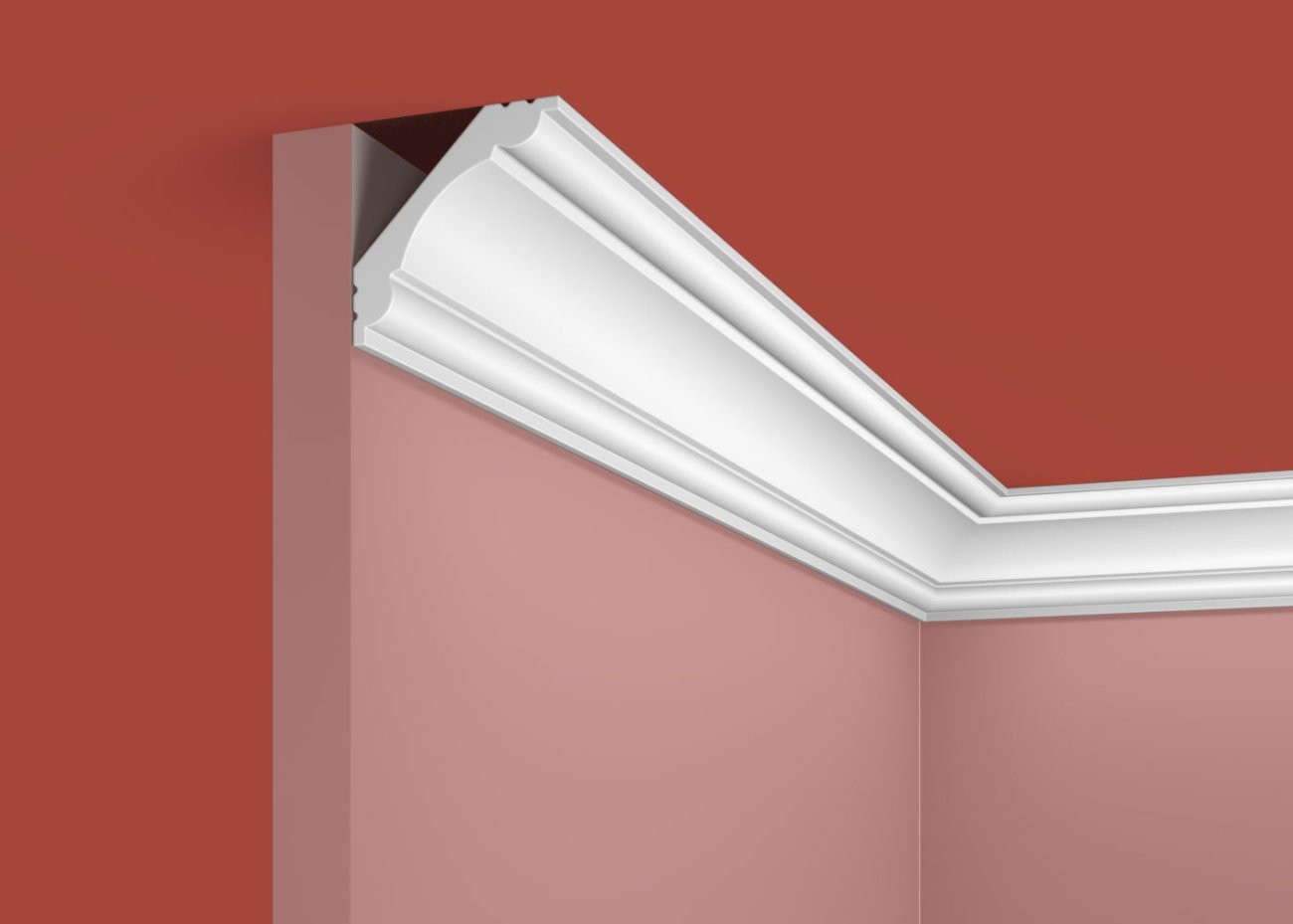 Cosca Карниз KX001, 50х50, 2000мм, Экополимер/17