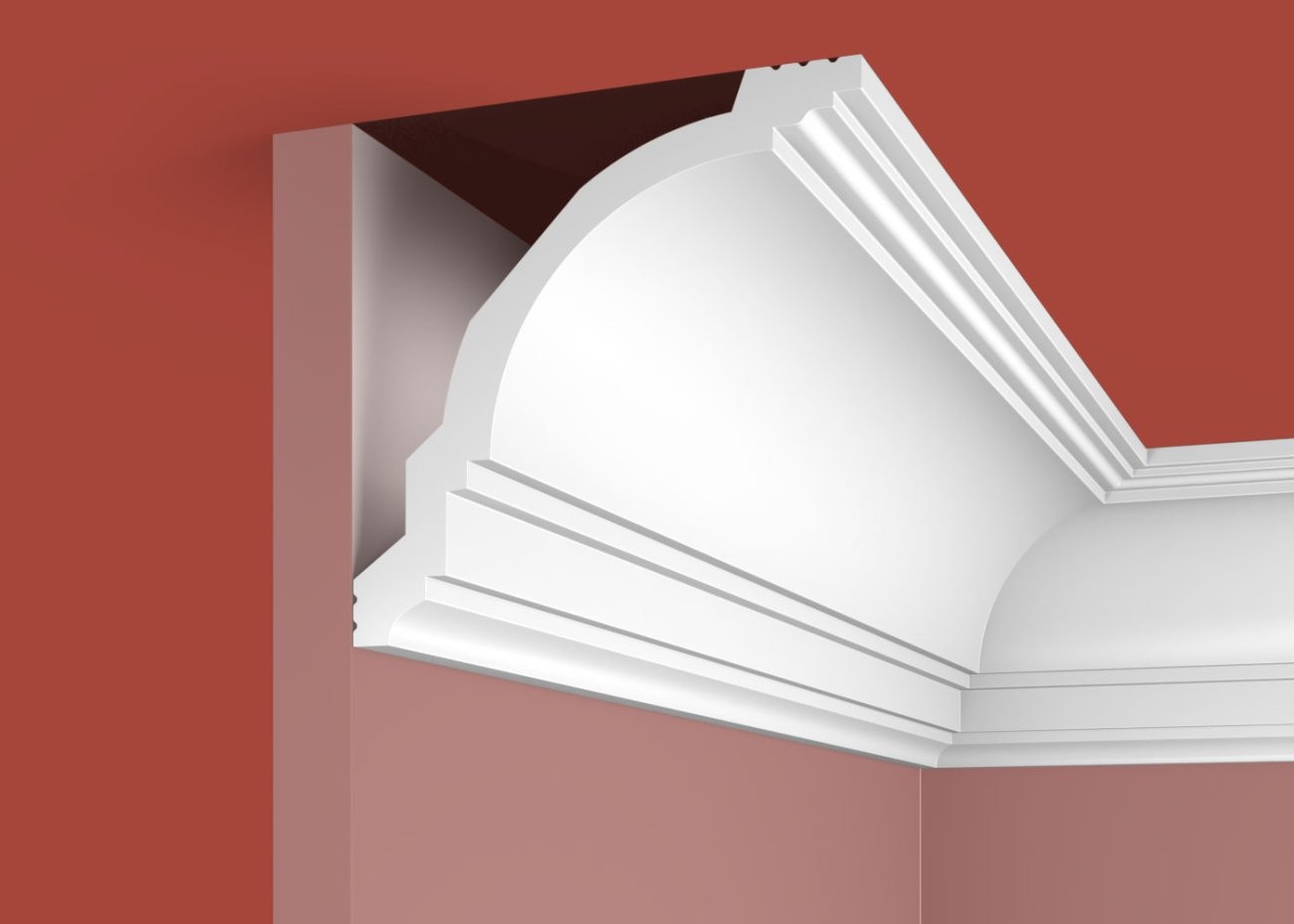 Cosca Карниз KX004, 117х118, 2000мм, Экополимер/8