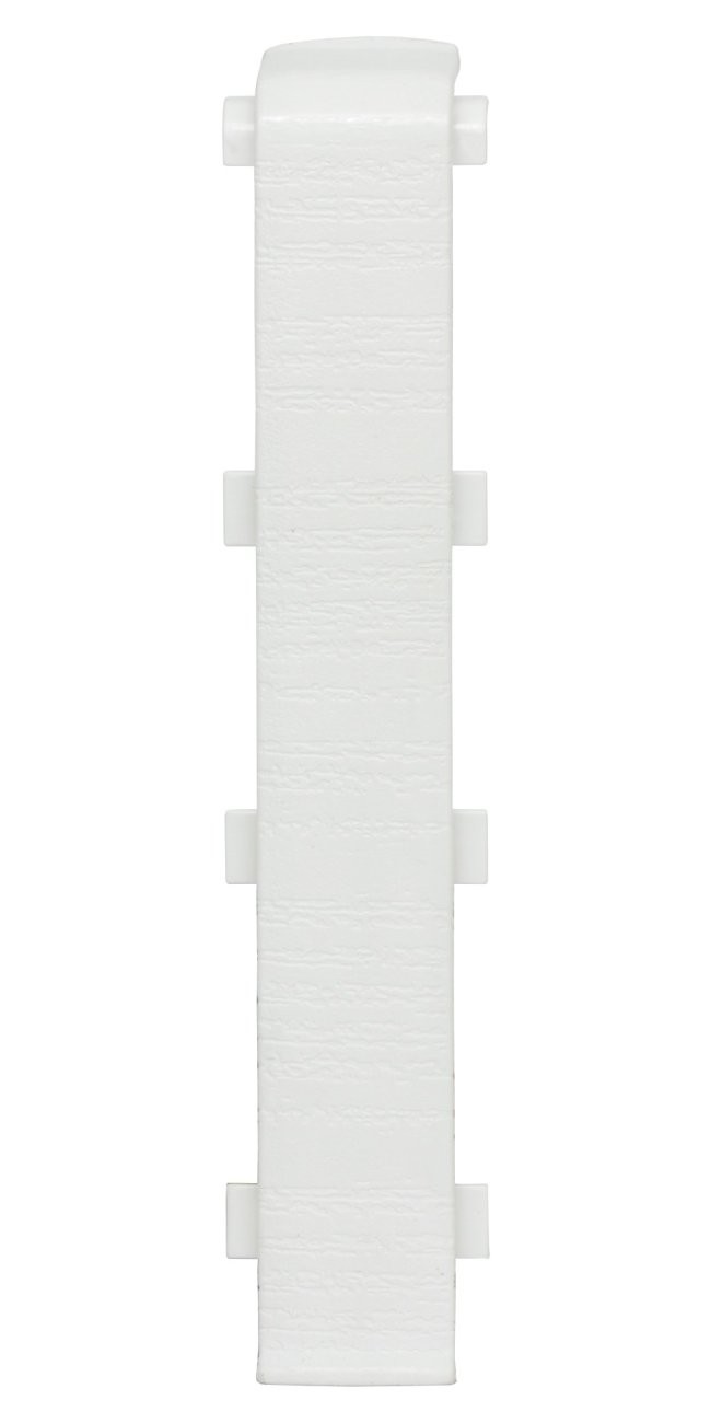 Плинтус ПВХ 100мм LB002 Белый глянец