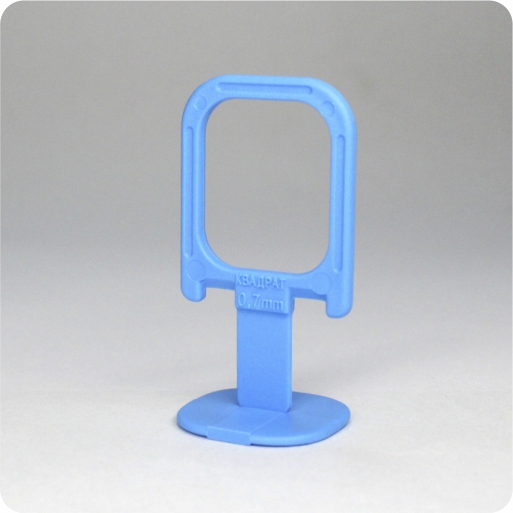 Зажим Квадрат 0,7 мм 300 шт/пакет 449-3300