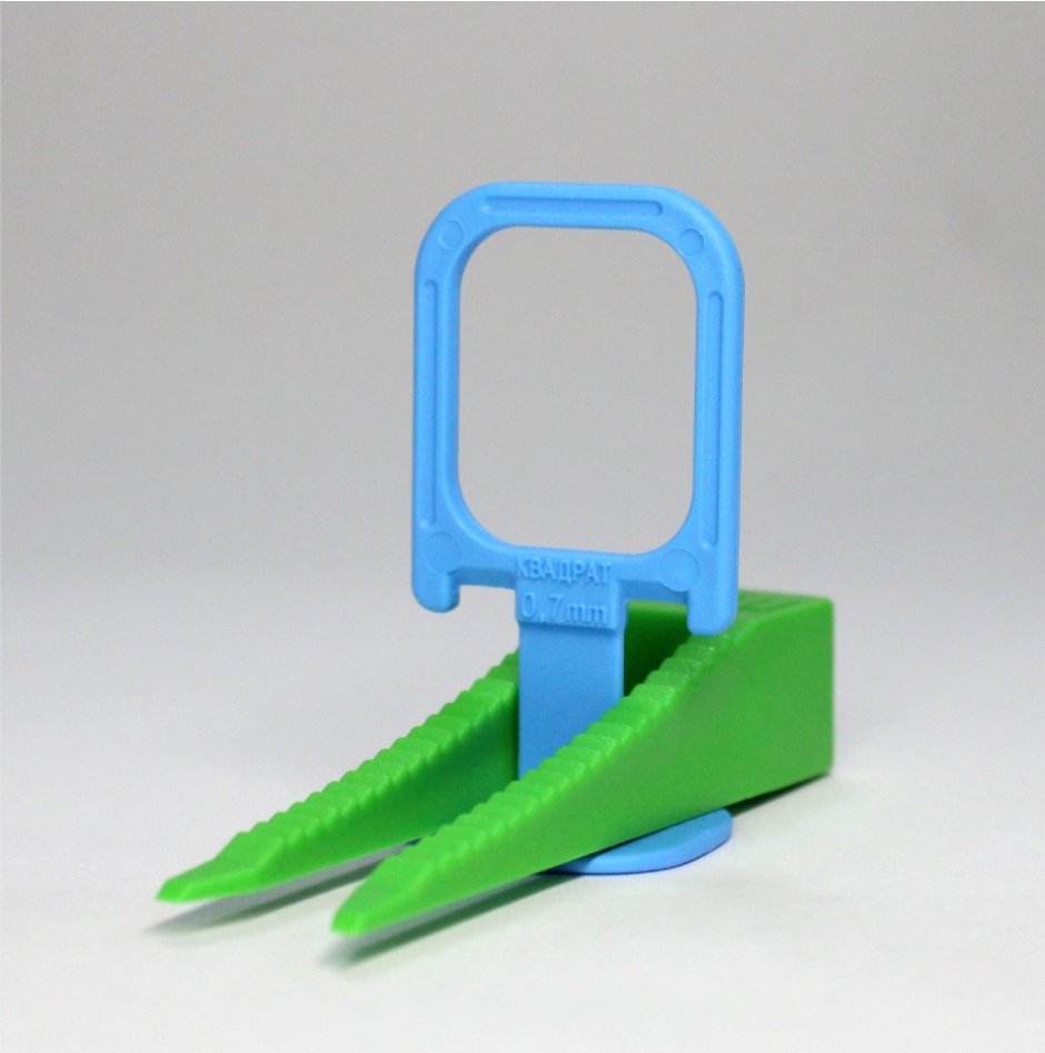 Зажим Квадрат 0,7 мм Клин 40шт 40шт/пакет 446-4040