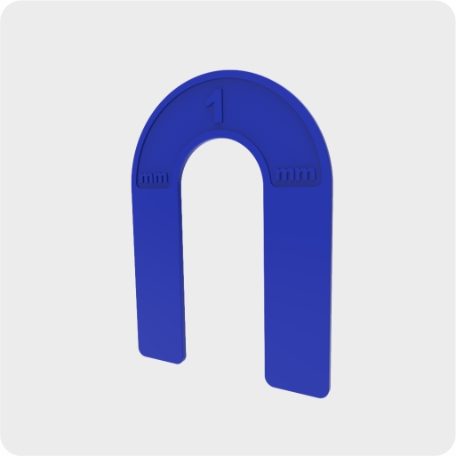 Подкова многоразовая PROFI 1 мм пакет 50 шт. 444-0510