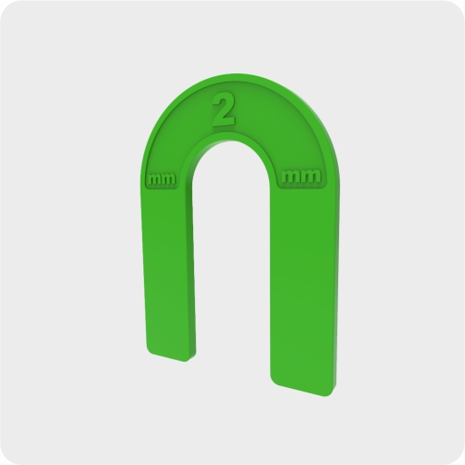 Подкова многоразовая PROFI 2 мм пакет 50 шт. 444-0520