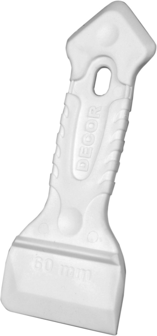 Шпатель двусторонний DECOR 60 мм, резин. ручка (5шт/180шт/900шт) 308-1060