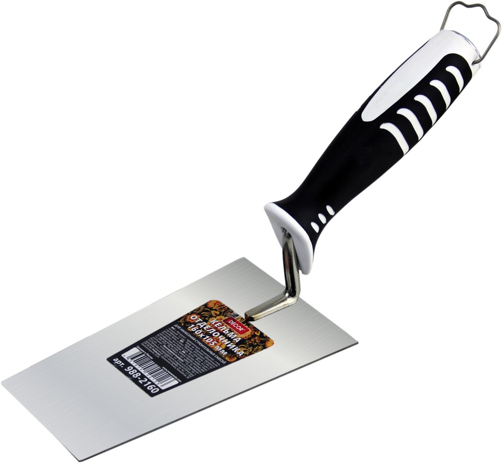 Кельма DECOR отделочника 105х160 мм, толщина 1,2 мм(20шт/60шт) 988-2160