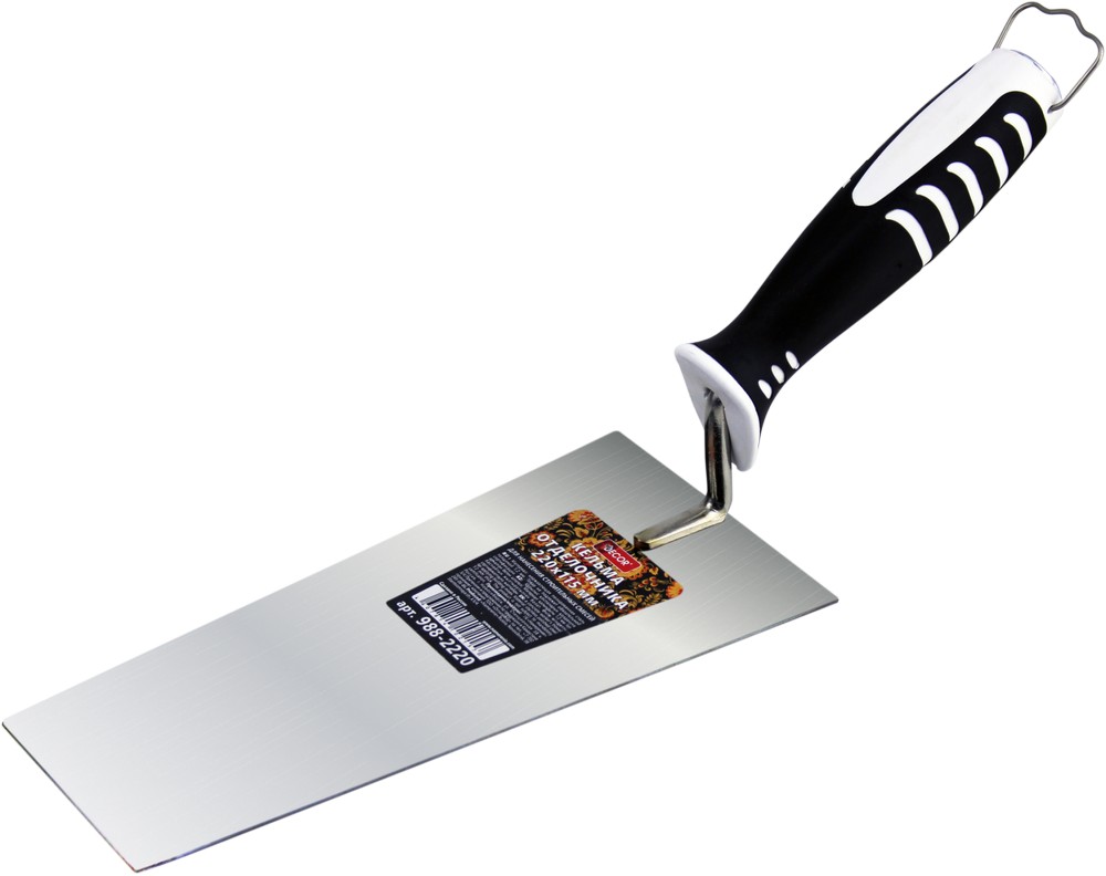 Кельма DECOR отделочника 115х220 мм, толщина 1,2 мм(15шт/45шт) 988-2220