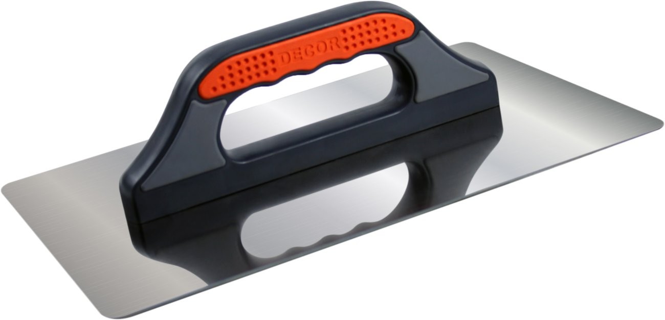 Шпатель "Сокол" штукатурный DECOR 220*320 мм, металл.1,2 мм (6шт/12шт) 915-320