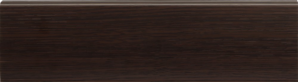 Плинтус ПВХ 85мм LS026 Зебрано черно-коричневый