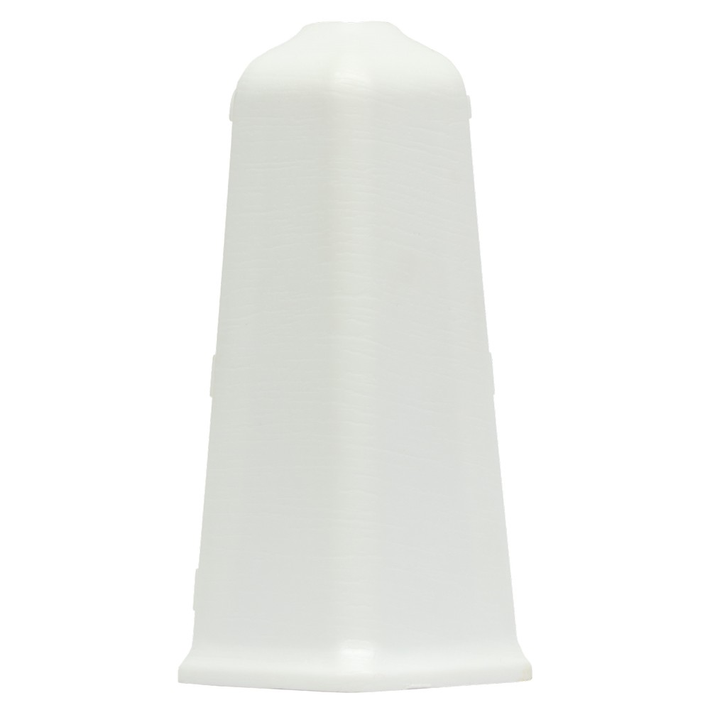 Плинтус ПВХ 85мм LS001 Белый с тиснением