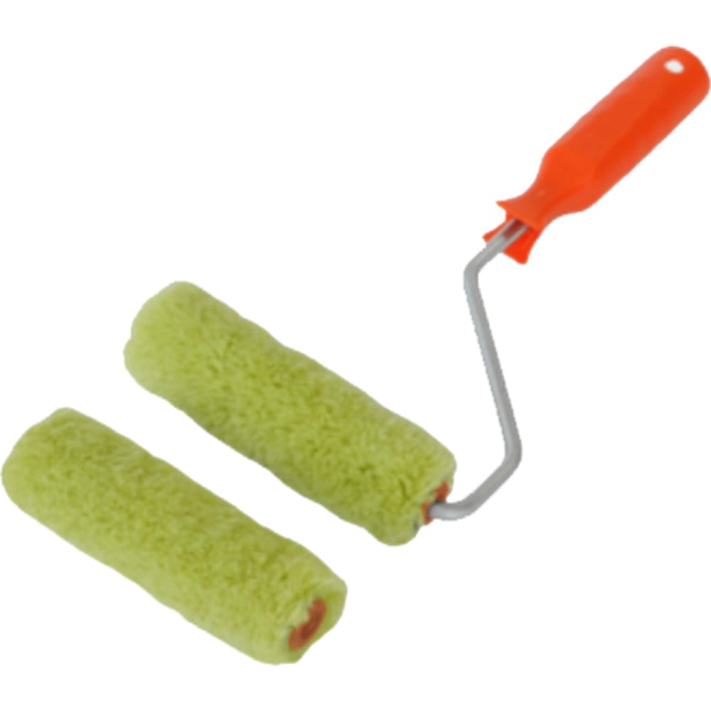 Мини-валик Black Edition mini Ш 100мм d 15мм Б 6мм ворс 12мм полиакрил зел. з. ручка 556-2110