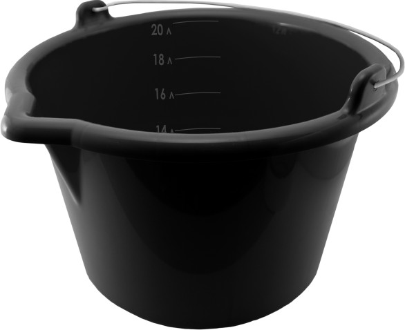 Ведро пласт. Black White для красок и сухих смесей 12л усиленное морозостойкое 633-012