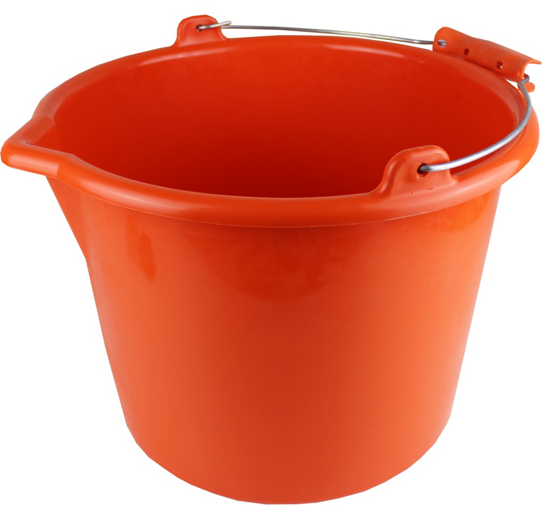 Ведро PROFI для красок и сухих смесей 16л усиленное ударопрочное 533-016