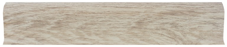 Плинтус ПВХ 58мм L067 Дуб выбеленный